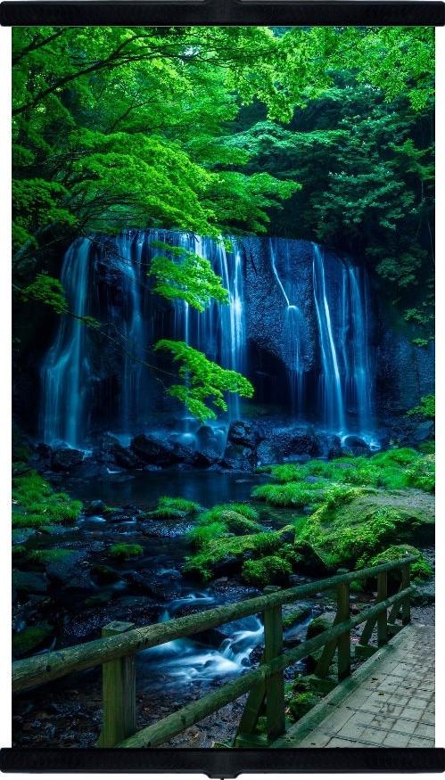 Купить пленочный обогреватель на стену - НЕО "Водопад в лесу" — фото